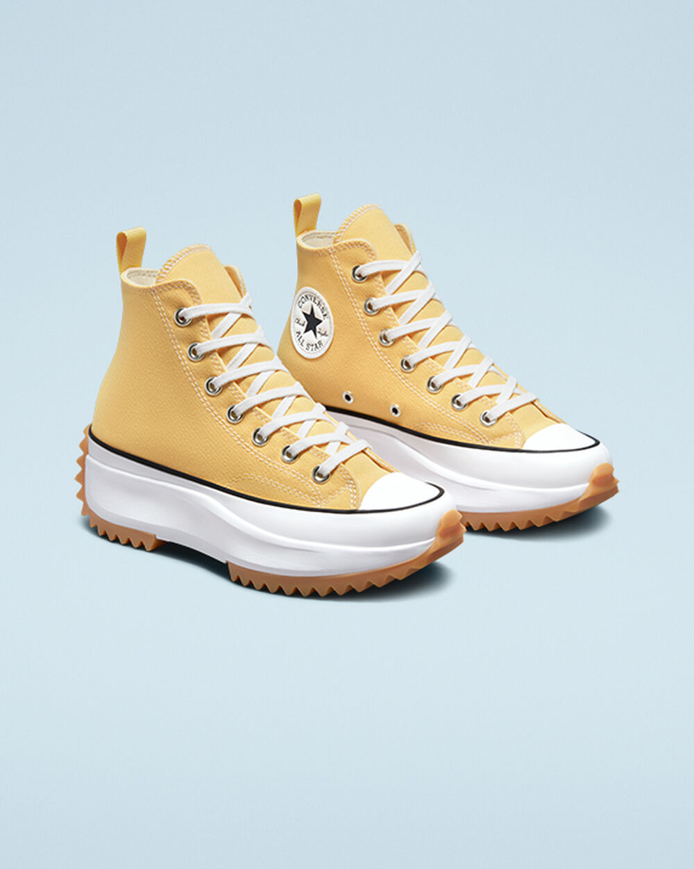 Converse Run Star Hike Sneakers Herr Citron Svarta Vita | REA-671858