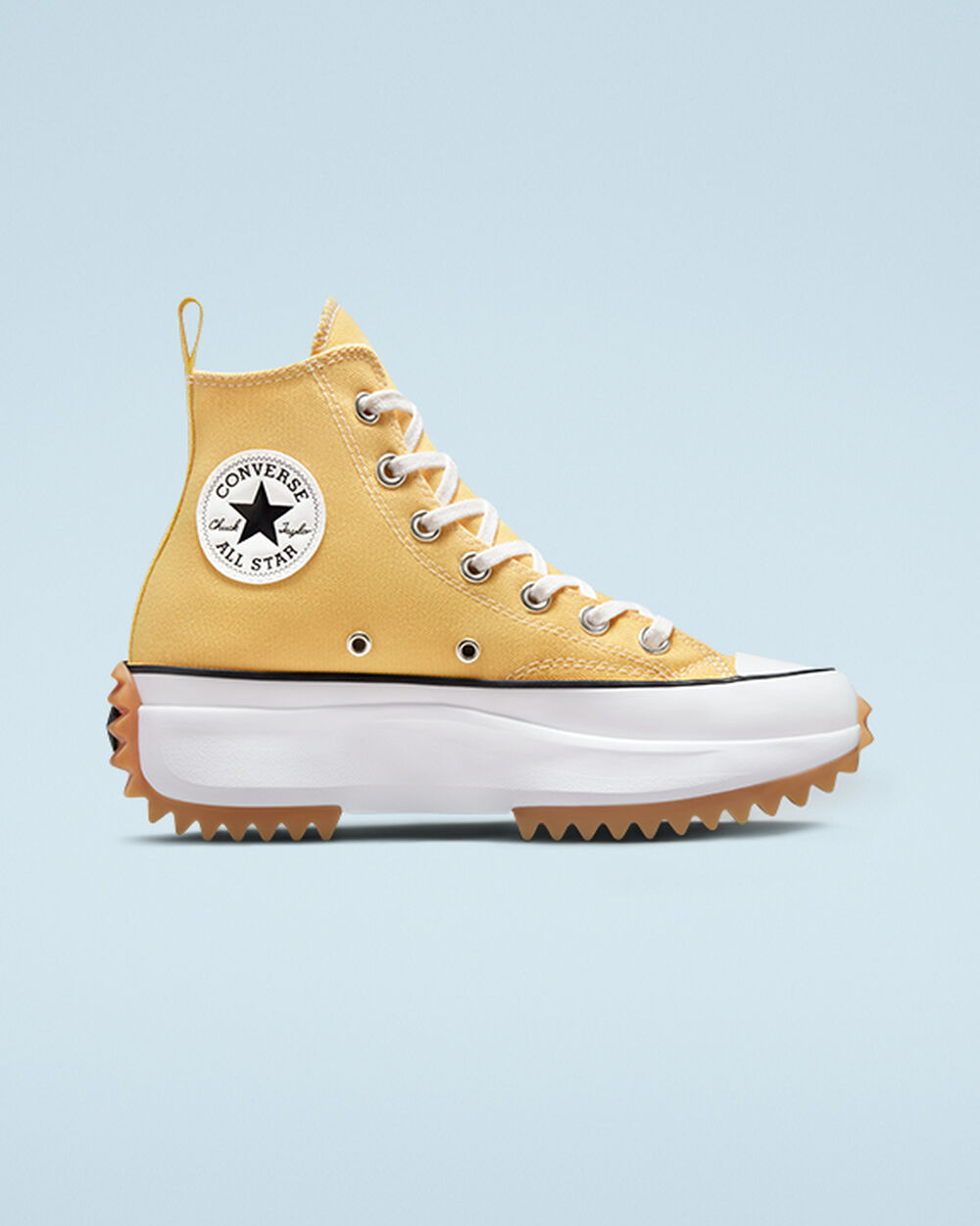 Converse Run Star Hike Sneakers Herr Citron Svarta Vita | REA-671858