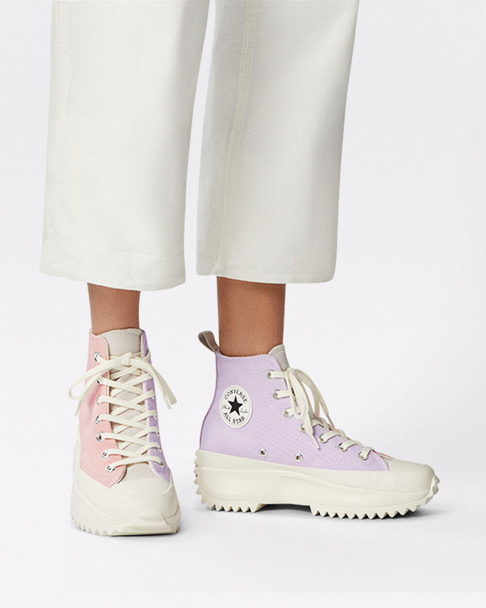 Converse Run Star Hike Sneakers Herr Rosa | REA-526938